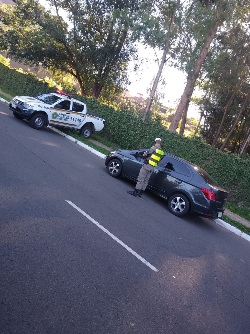 policiamento dia 22 de março em Canoas