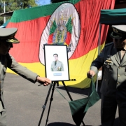Passagem de comando do Comando de Policiamento Metropolitano,na manhã desta terça-feira (29/3), em Canoas. Na ocasião o Cel Alexandre da Rosa, que foi para Reserva, passou o Comando Metropolitano para o Cel Leandro de Oliveira da Luz.