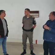 Ten Cel Cilon com representantes da ABAMF 