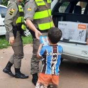 Entrega dos chocolates 