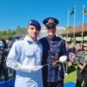 Cadete Luis Felipe Pereira Dourado - Melhor classificado no concurso público de admissão ao CSPM.