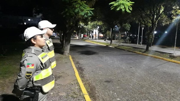 BM realiza operação plano tático operacional em Santa Cruz do Sul