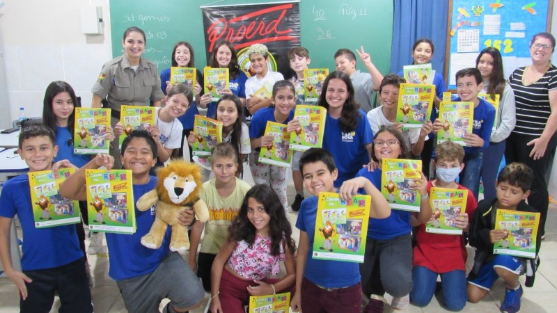 225 alunos participam do PROERD nesse semestre