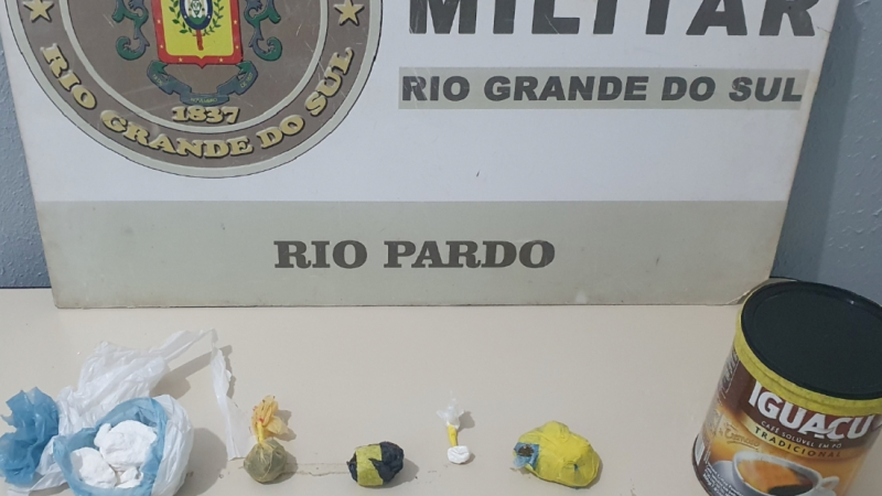 Prisão de trio por tráfico de drogas em Rio Pardo