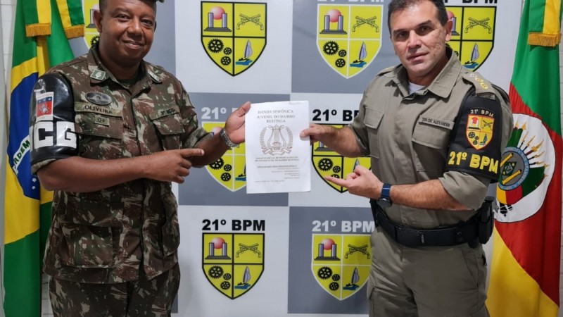 21ºBPM firma parceria com projeto social
