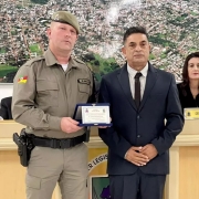 Sd Jerri recebeu a homenagem