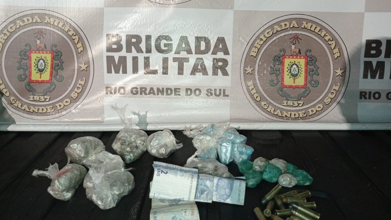 Materialidade de prisão por Tráfico de drogas.