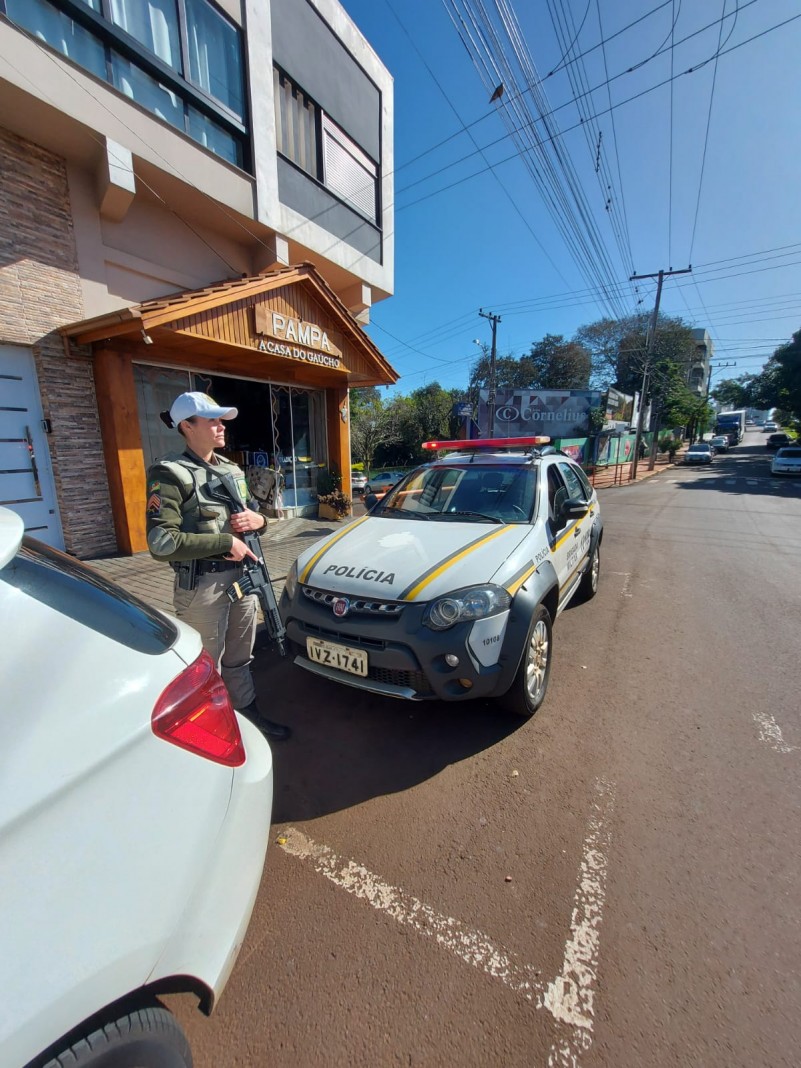 7° BPM intensifica ações de policiamento na área central dos municípios da Região Celeiro