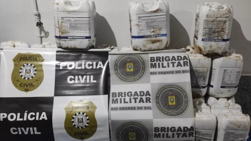 Operação conjunta entre Brigada Militar e Polícia Civil prendem homem por contrabando de agrotóxicos em Três Passos