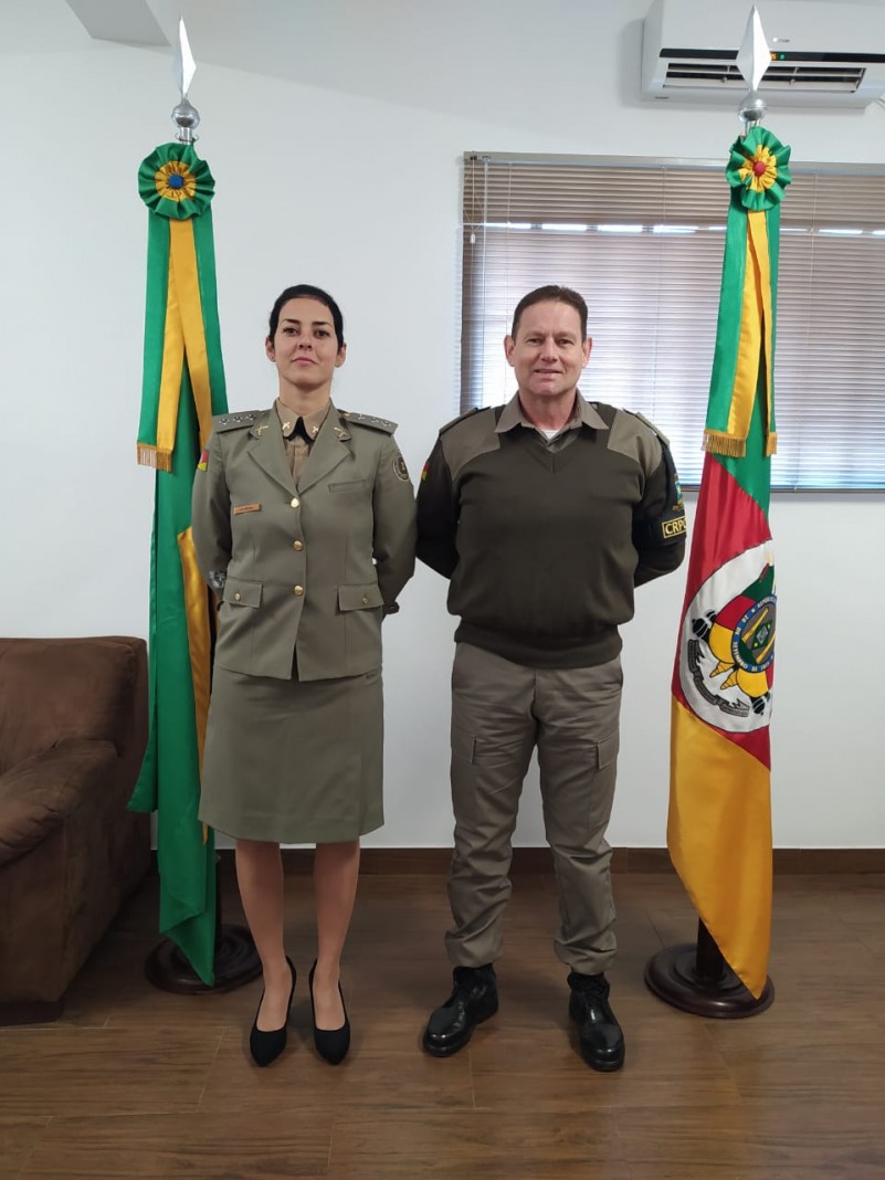 Apresentação de oficial que atuará em São Leopoldo