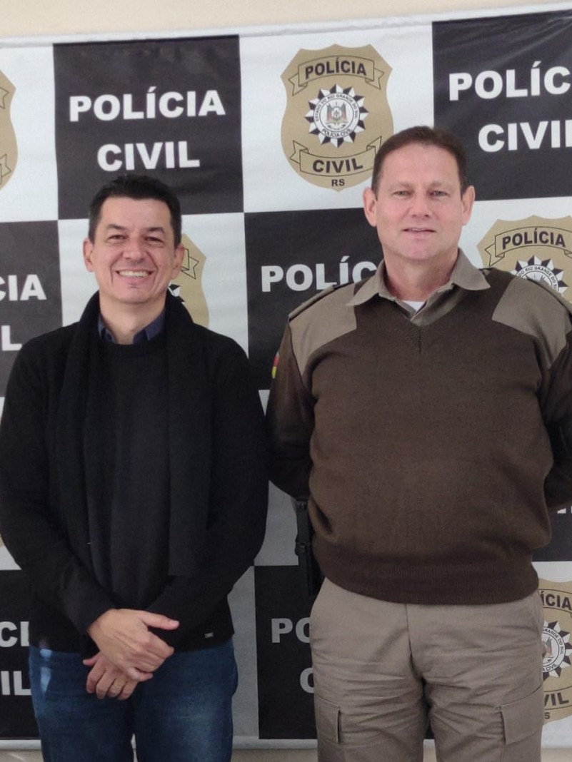 Visita ao Delegado Regional de Polícia Civil