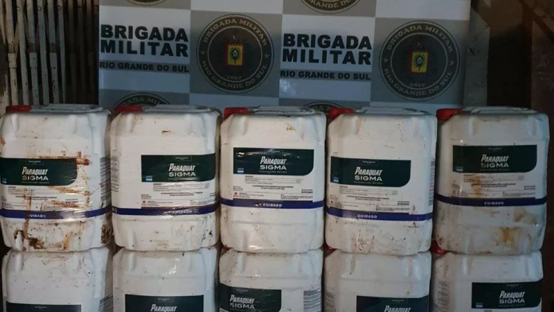 Brigada Militar prende homem por contrabando de agrotóxicos em Crissiumal