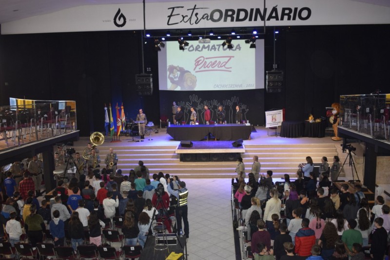 A formatura foi realizada na Igreja Evangélica Assembleia de Deus - AD 55, no bairro Parque Brasília.