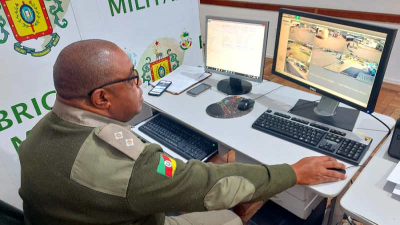 Monitoramento por câmeras, otimização das ações de polícia e inteligência policial serão práticas para aumentar segurança durante a 22ªFesta das Cucas, em Santa Cruz do Sul