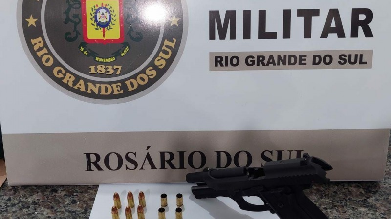 pistola e munições