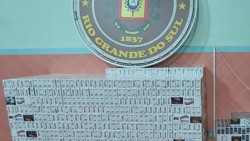 Brigada Militar apreende 13 500 maços de cigarros contrabandeados em Três Passos durante ações da Operação Hórus