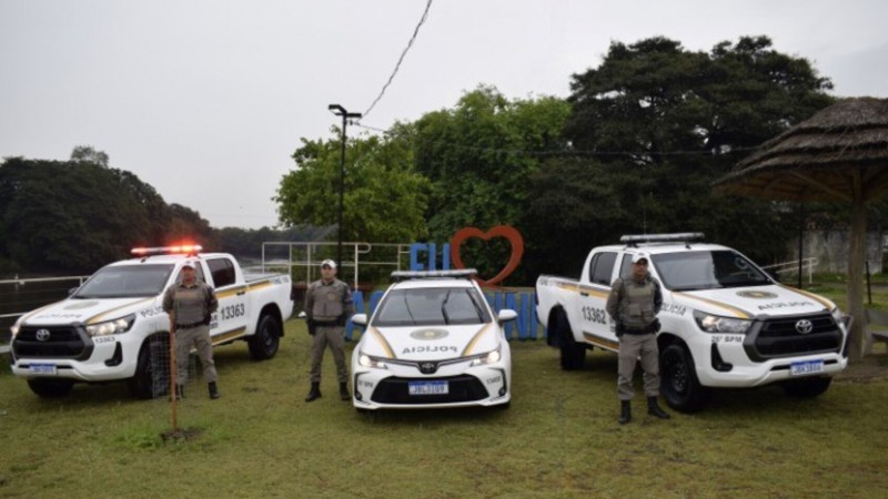 BM de Cachoeirinha recebe reforço de novas viaturas para o policiamento ostensivo.