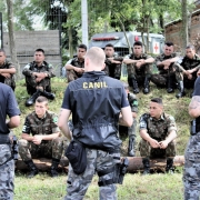 Instrução do Canil do 15º BPM para Alunos do Estágio de Adestramento e Emprego de Cães de Guerra do 3º BPE 15