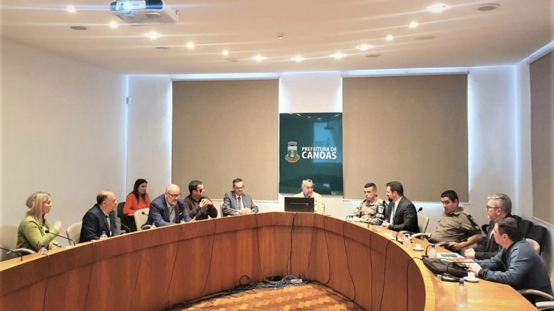 Reunião sobre o PISEG RS em Canoas