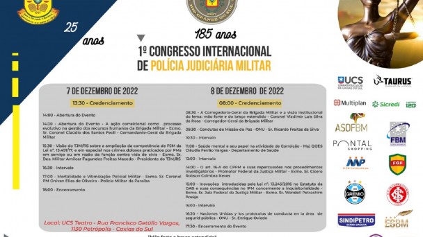 1º Congresso Internacional de Polícia Judiciária Militar