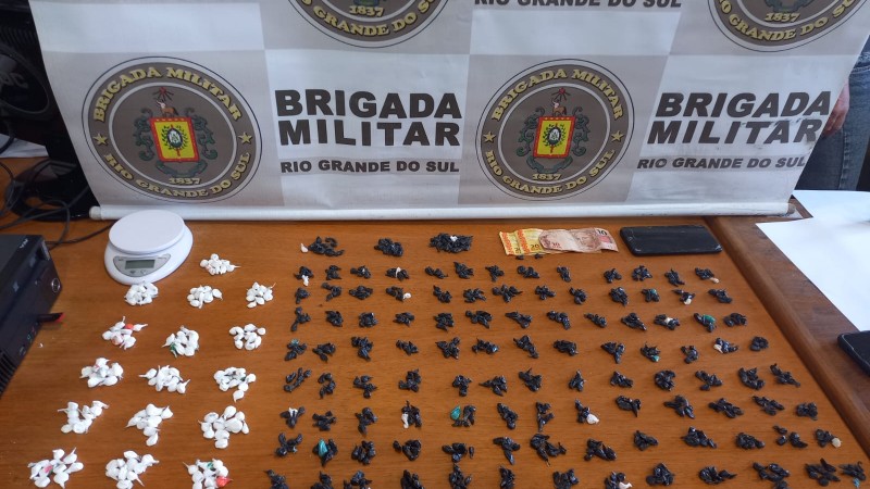 800 porções de entorpecentes.