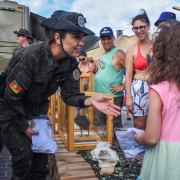 Brigada na Praia em Torres 