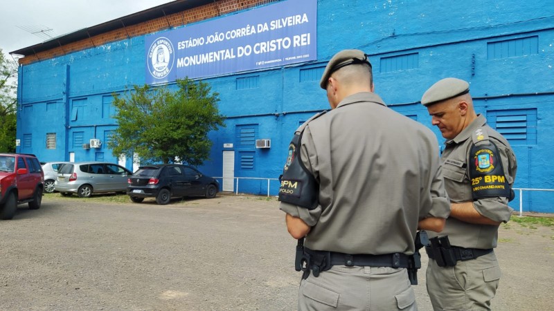 Brigada Militar finaliza vistoria ao Estádio do C E  Aimoré (6)