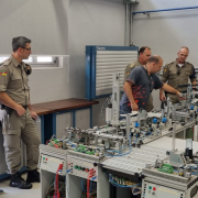 Brigada Militar realiza visita ao Senai