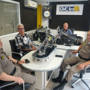 Comandante Regional concede entrevista para programas da Rádio GVC