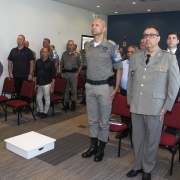 Diversas autoridades civis e militares estiveram presentes