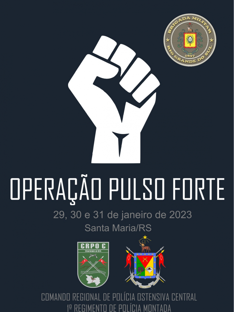 Logo da Operação Pulso Forte