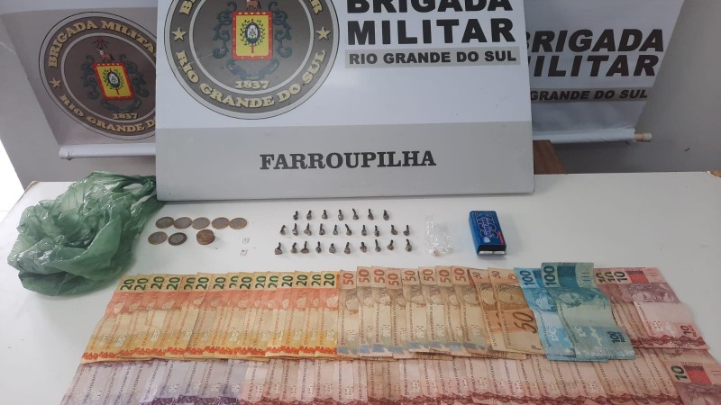 Apreensão de drogas em Farroupilha