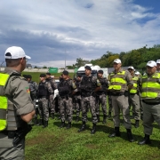 BRIGADA MILITAR ATUA EM PARTIDA DO CAMPEONATO GAÚCHO EM SÃO LEOPOLDO