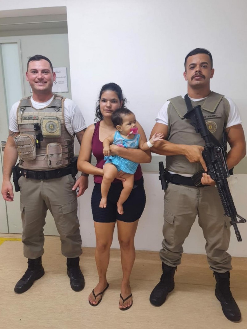 BM salva criança engasgada em Gravataí