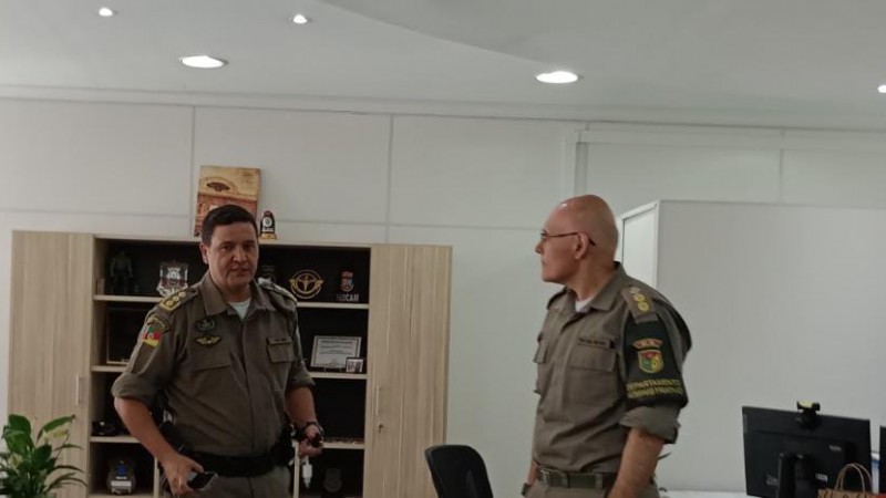 Visita Chefe EMBM no DA