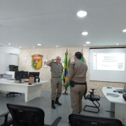 Visita do Chefe EMBM no DA