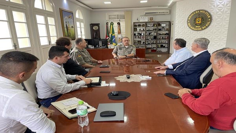 Brigada Militar e SETCERGS debatem a&ccedil;&otilde;es preventivas e de combate ao roubo de cargas
