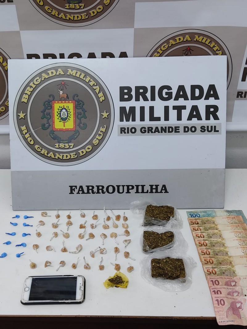 Prisão por tráfico em Farroupilha