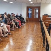 Comandante do 25° BPM Participa de reunião de trabalho no fórum de São Leopoldo (1)
