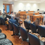 Comandante do 25° BPM Participa de reunião de trabalho no fórum de São Leopoldo (3)