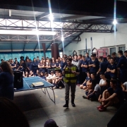 Palestra em escola em Três Cachoeiras