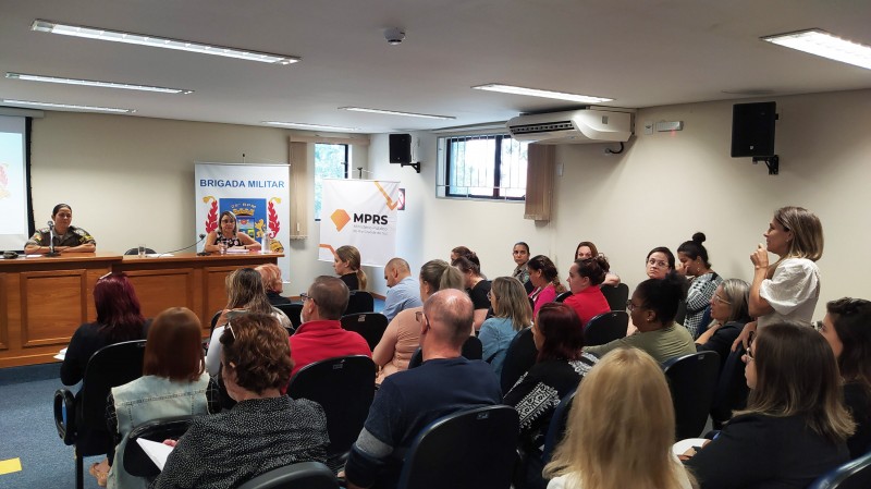25º BPM reúne com órgãos de segurança e educação (8)