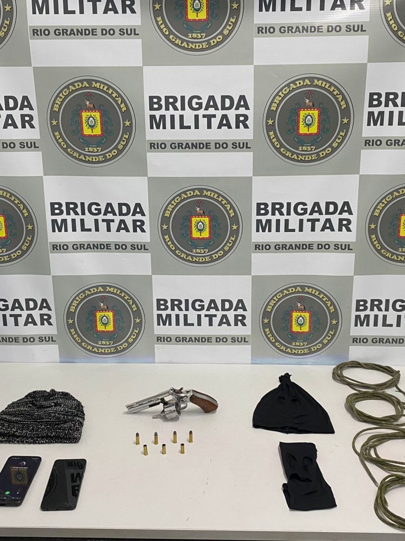 prisão por tentativa de roubo a residência em Caxias do Sul