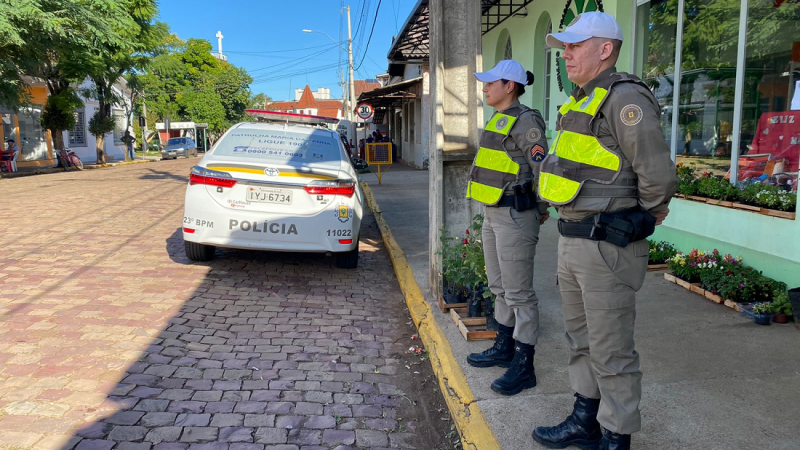 Brigada Militar reforça policiamento em Monte Alverne e São Martinho