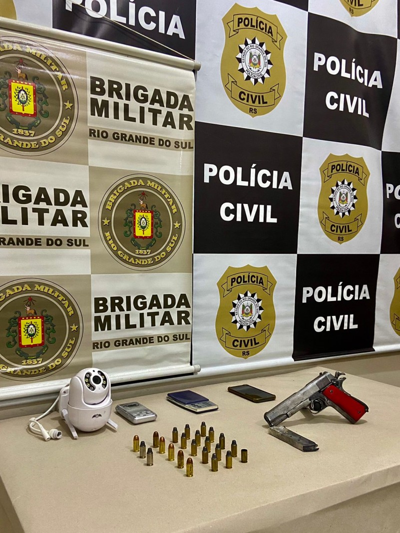 arma apreendida