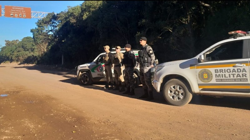 Ações ocorrem na divisa dos Estados do RS e SC