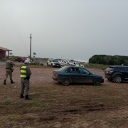 Operação se concentra, principalmente na ERS 427, próximo a entrada do Parque do Itaimbezinho, na divisa dos Estados