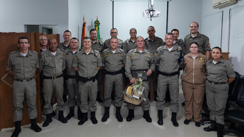 CRPO VRP realiza ato de despedida de Oficial Superior