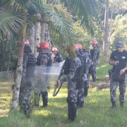 FT e ROCAM do 25º BPM em preparação para treinamento de calibre 12