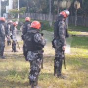 FT e ROCAM do 25º BPM em formação para treinamento